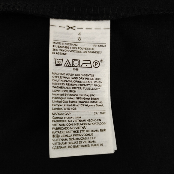 GAP Fit and Flare Midi Tank Ponte Dress NWT - Picture 9 of 9